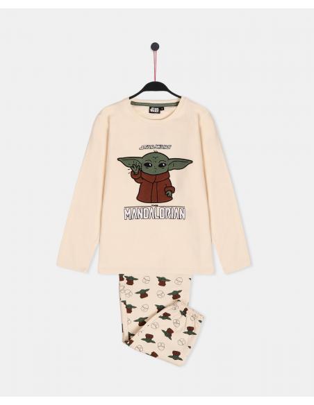 STAR WARS Pijama Manga Larga Cute Baby Yoda para Niña