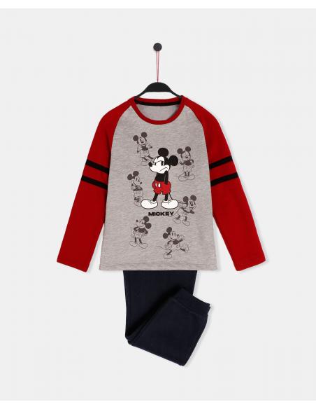 DISNEY Pijama Manga Larga Mickey Shadows para Niño