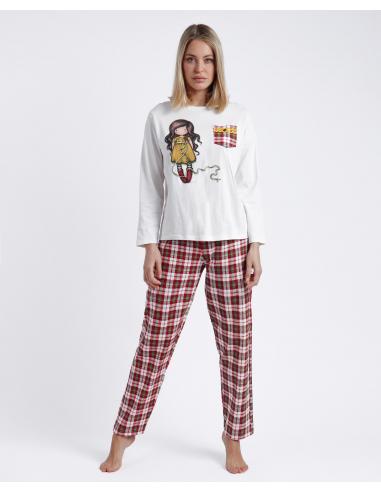 SANTORO GORJUSS Pijama Manga Larga Undone para Mujer