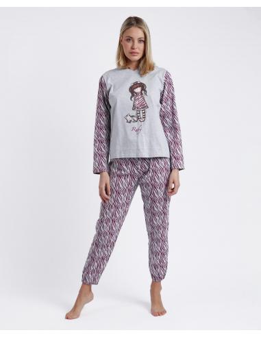 SANTORO GORJUSS Pijama Manga Larga Ruby Wild para Mujer