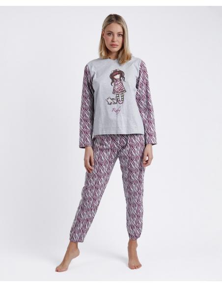 SANTORO GORJUSS Pijama Manga Larga Ruby Wild para Mujer