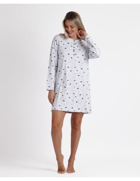 ADMAS Camisola Manga Larga Cloudy Nights para Mujer