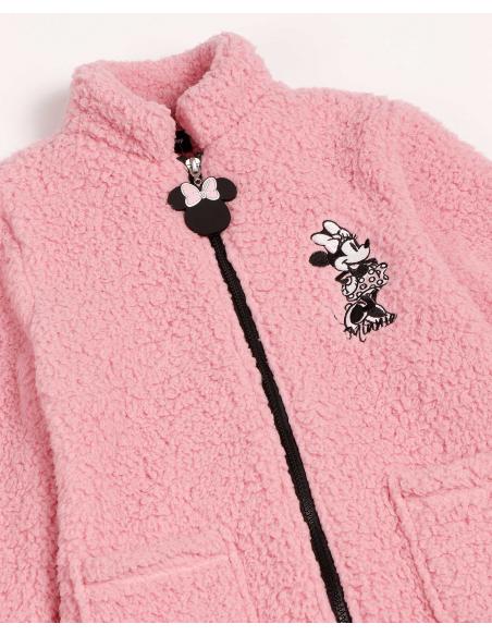 DISNEY Bata Manga Larga Calentita Minnie Posh para Niña