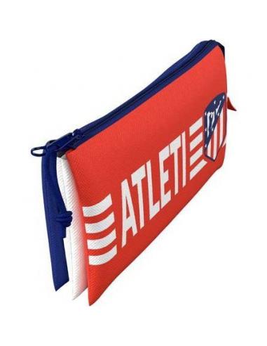 Estuche portatodo triple de Atlético de Madrid