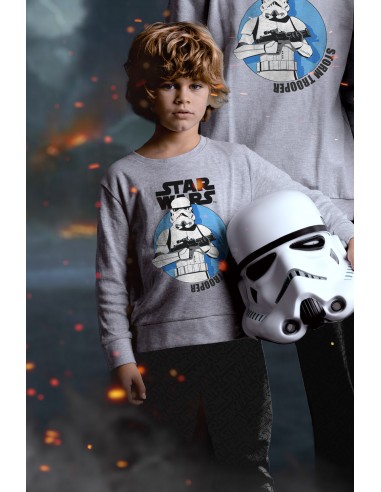 STAR WARS Pijama Manga Larga Stormtrooper para Niño