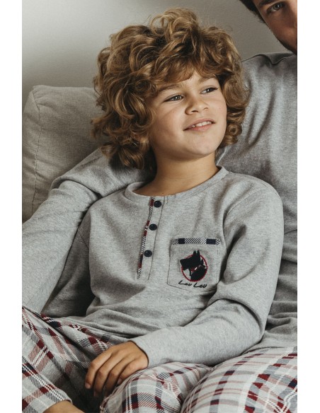 ADMAS Pijama Manga Larga Lou Lou Goodnight para Niño 1