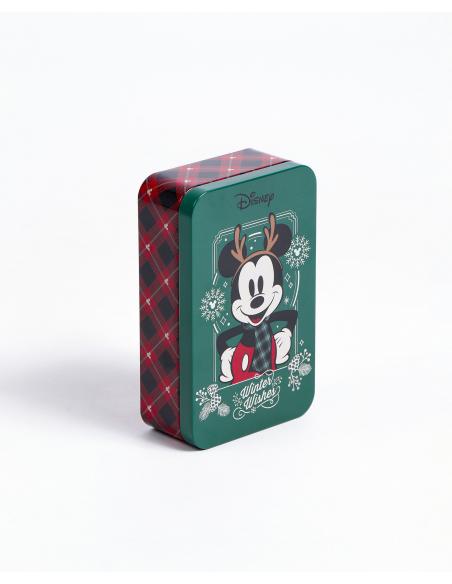DISNEY Calzoncillo/Bóxer Mickey Christmas Caja Metal Regalo para Hombre