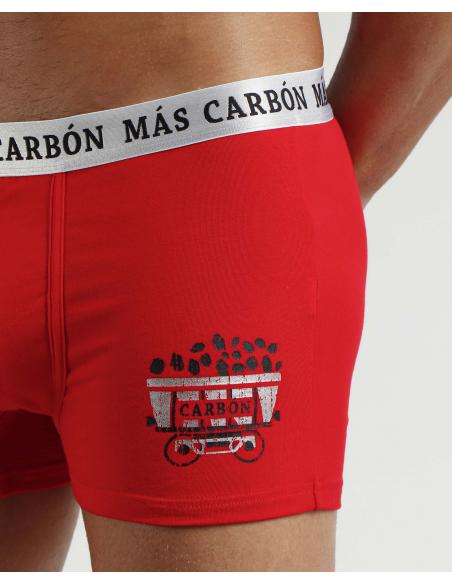 ADMAS Calzoncillo/Bóxer Carbón para Hombre