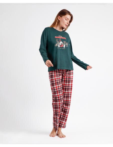 DISNEY Pijama Manga Larga Merry Wonder para Mujer