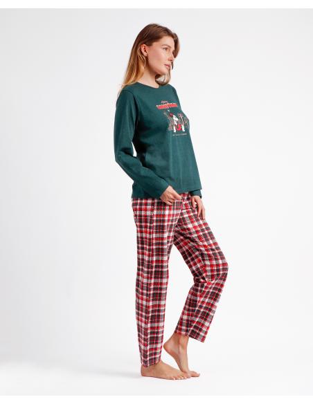 DISNEY Pijama Manga Larga Merry Wonder para Mujer