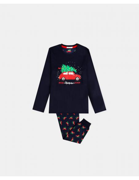 ADMAS Pijama Manga Larga Xmas Tree para Niño