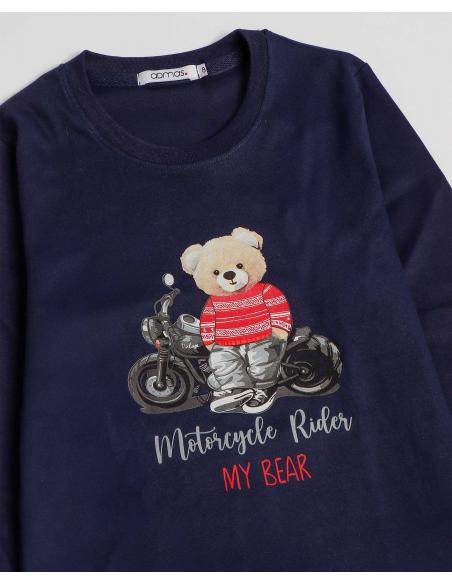 ADMAS Pijama Manga Larga Bear para Niño