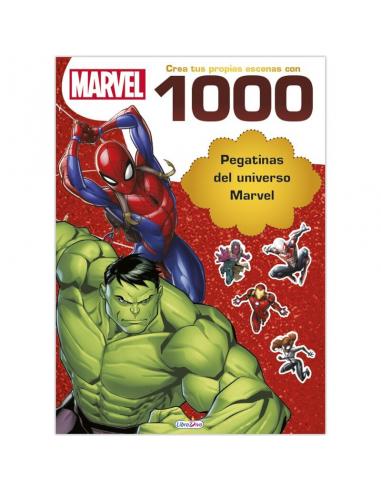 Libro cuento 1000 pegatinas de Avengers