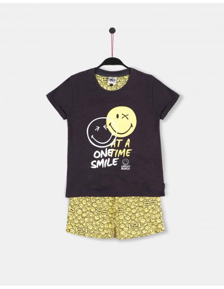SMILEY Pijama Manga Corta One Smile para Niño