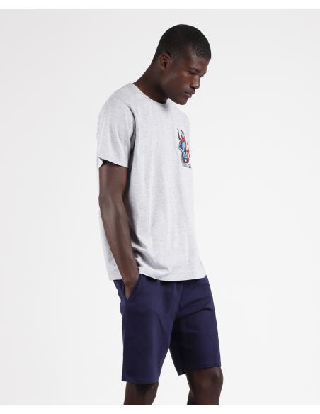LOIS Pijama Manga Corta Motorcycle A para Hombre