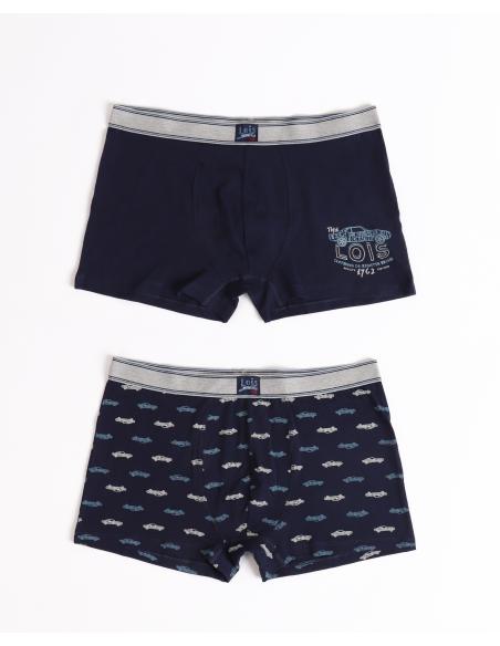 LOIS Calzoncillo/Bóxer Speedway para Hombre, (Caja de 2 unidades)