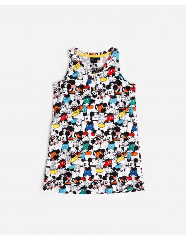 DISNEY Camisola Sin Mangas Mickey Fluor para Niña