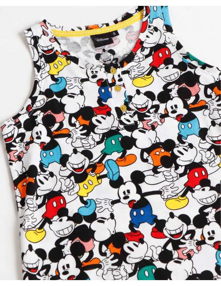 DISNEY Camisola Sin Mangas Mickey Fluor para Niña