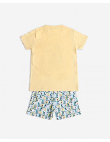 PEANUTS Pijama Manga Corta Beach Beagle para Niño