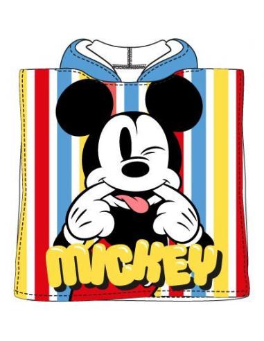 Poncho toalla playa microfibra 55x110cm de Mickey Mouse