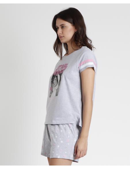 STAR WARS Pijama Manga Corta Leia para Mujer
