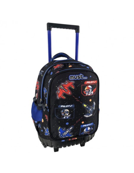 Mochila trolley 45cm con 3 compartimientos Space Battle de Must