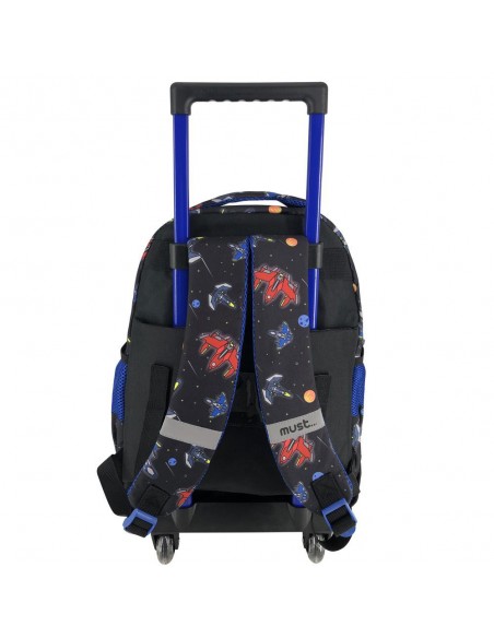 Mochila trolley 45cm con 3 compartimientos Space Battle de Must 2