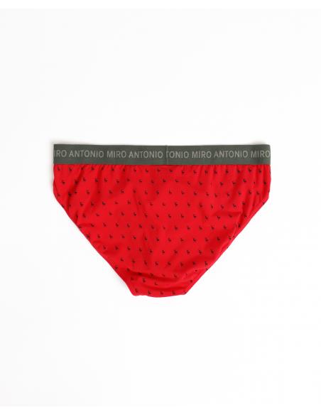 ANTONIO MIRO Calzoncillo/Slip Ciervos Bote Metal Regalo para Hombre, (Caja 12 unidades)