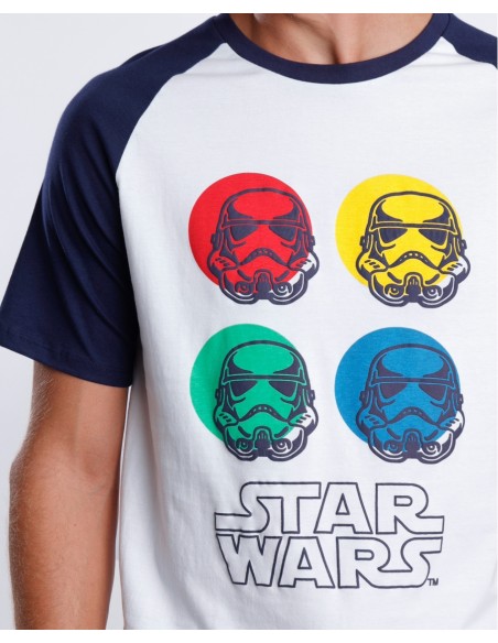 STAR WARS Pijama Manga Corta The Dark Strike para Hombre 2