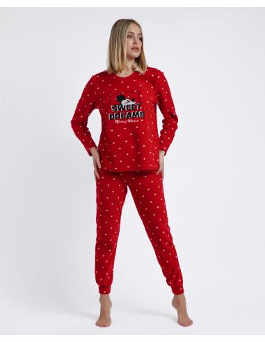 DISNEY Pijama Calentito Manga Larga Sweet Dreams para Mujer