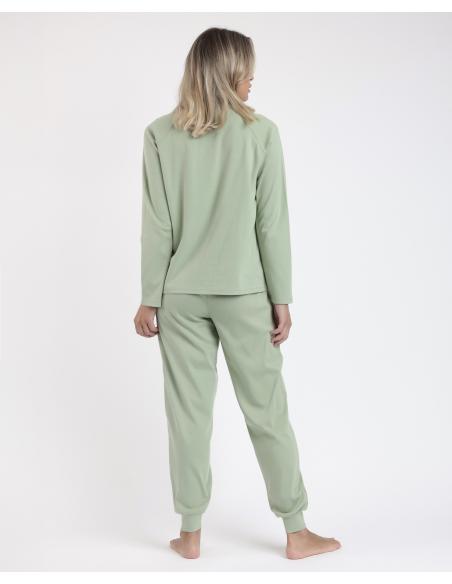 ADMAS Pijama Manga Larga Liso Art Is Life para Mujer
