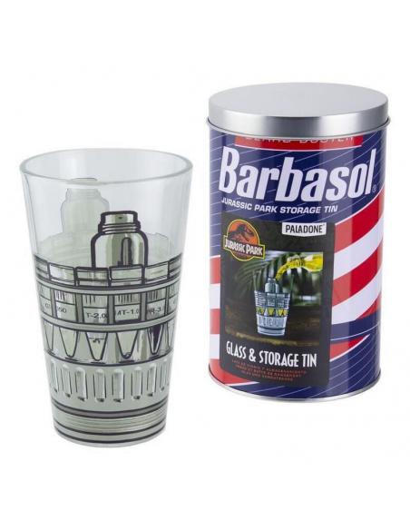 Vaso de vidrio Jurrasic Park Barbasol