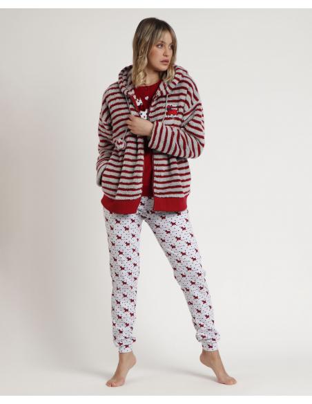 ADMAS Bata Manga Larga Lou Lou Cold para Mujer