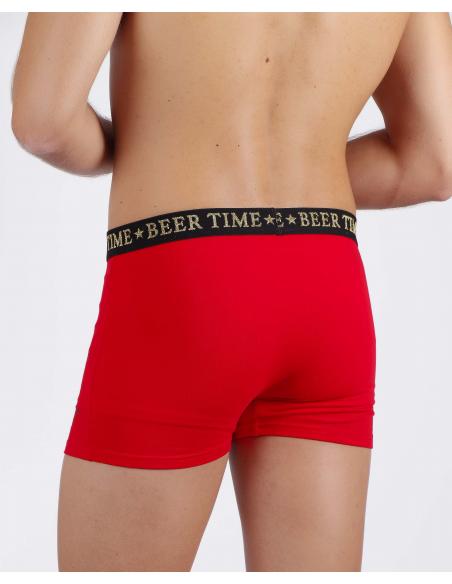 ADMAS Calzoncillo/Bóxer Beer Time para Hombre, (Caja Surtida 12 unidades)