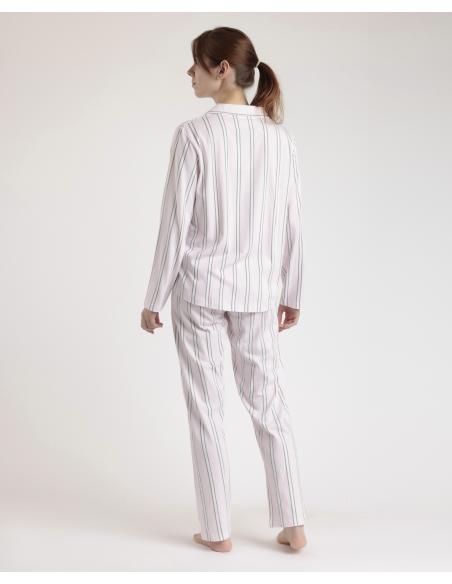 ADMAS CLASSIC Pijama Abierto Manga Larga Magic Time para Mujer