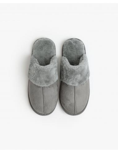 ADMAS Zapatillas De Estar Por Casa Warm Grey para Hombre, (Caja 6 unidades)