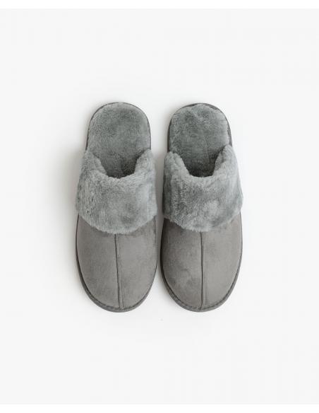 ADMAS Zapatillas De Estar Por Casa Warm Grey para Hombre, (Caja 6 unidades)