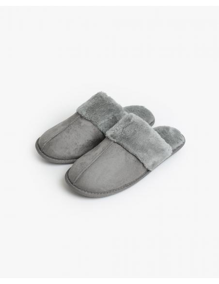 ADMAS Zapatillas De Estar Por Casa Warm Grey para Hombre, (Caja 6 unidades)
