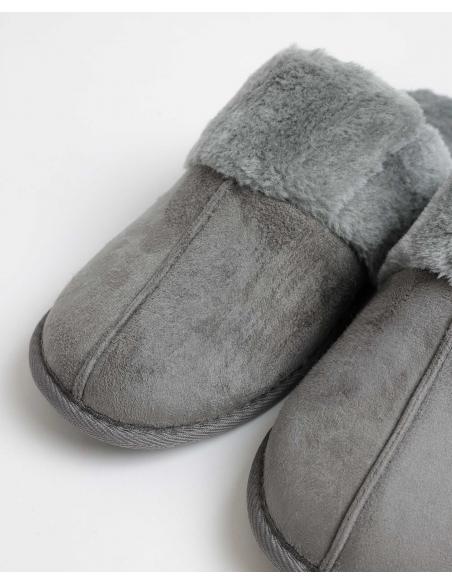 ADMAS Zapatillas De Estar Por Casa Warm Grey para Hombre, (Caja 6 unidades)