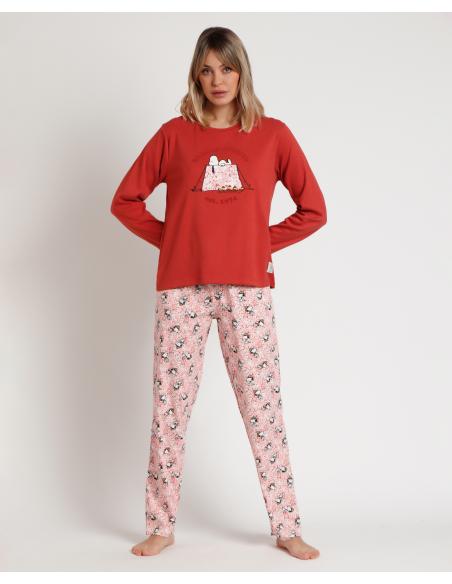 PEANUTS Pijama Manga Larga Beagle Scouts para Mujer