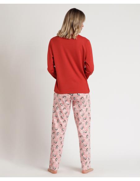 PEANUTS Pijama Manga Larga Beagle Scouts para Mujer