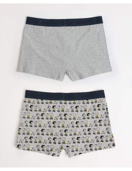 PEANUTS Calzoncillo/Bóxer Friends Snoopy para Hombre, (Caja de 2 unidades)