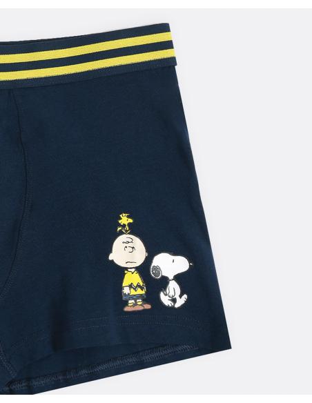 PEANUTS Calzoncillo/Bóxer Charlie & Snoopy para Hombre, (Caja de 2 unidades)