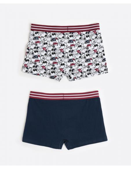PEANUTS Calzoncillo/Bóxer Joe Cool para Hombre, (Caja de 2 unidades)