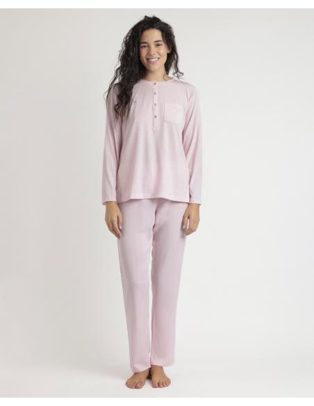 ADMAS CLASSIC Pijama Manga Larga Tapeta Classic Spiga para Mujer