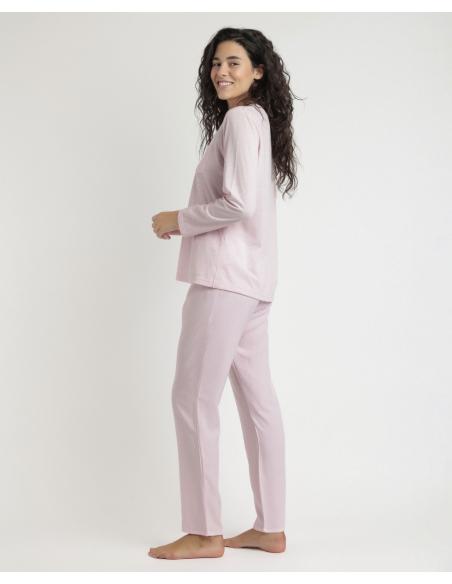 ADMAS CLASSIC Pijama Manga Larga Tapeta Classic Spiga para Mujer