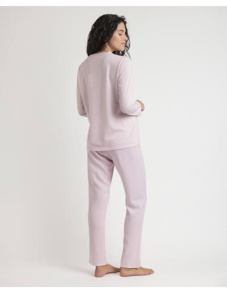 ADMAS CLASSIC Pijama Manga Larga Tapeta Classic Spiga para Mujer