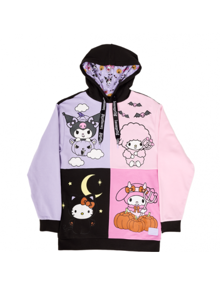 Sudadera con capucha Halloween Kuromi & My melody Talla XXL