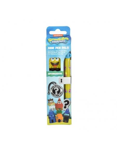 Bolígrafo + figuras Topers intercambiables Personajes Bob Esponja