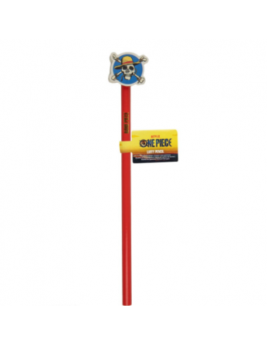 Lápiz con goma de borrar Monkey D. Luffy